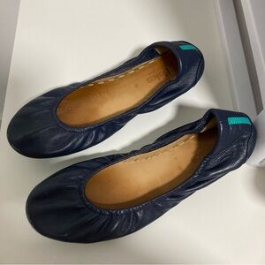 Tieks by Gavrieli Navy Blue Women's Size 9 Ballet Flats Foldable Travel Leather
